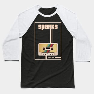 Sparks Music Retro Cassette Tape Baseball T-Shirt